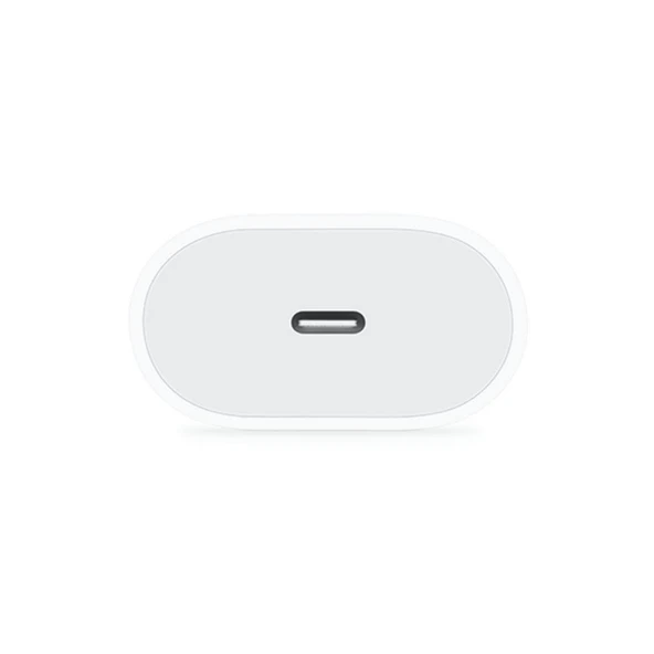 Apple Uyumlu 20W Şarj Adaptorü Tek Başlık Type-C - Yüksek Kalite - USB-C 20W Power Adapter - 3