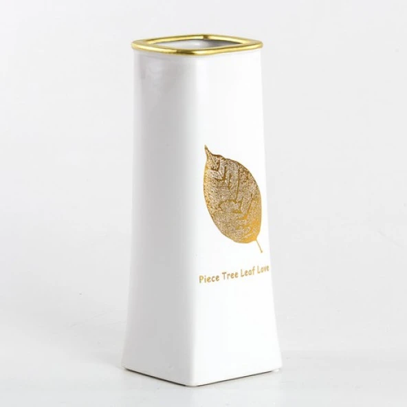 Euro Flora Dekoratif Seramik Vazo 10,5X10,5X28 cm - 2