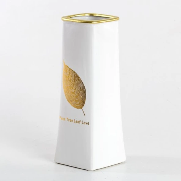 Euro Flora Dekoratif Seramik Vazo 10,5X10,5X28 cm - 3