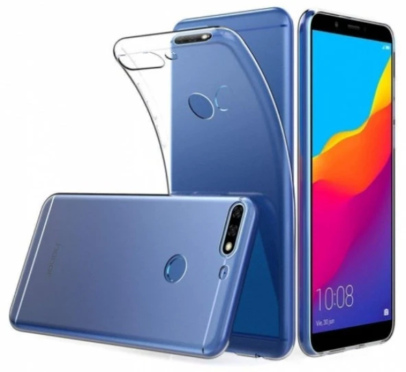 Newface Hua 7C Uyumlu Şeffaf Silikon Telefon Kılıfı