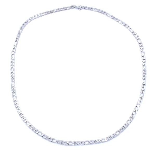 Çelik Zincir Kolye 316L 4.5 MM Figaro Model ZN-153 - Resim 4