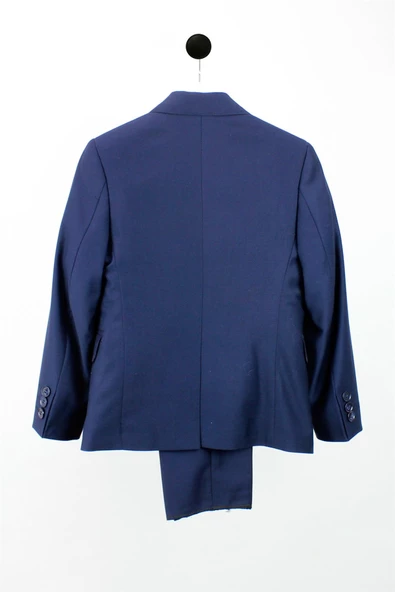 Erkek Çocuk Spor Kesim Yelekli Takım Elbise - 3