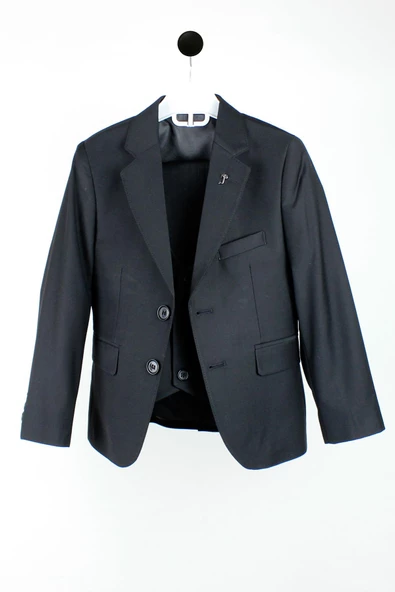 Erkek Çocuk Spor Kesim Yelekli Takım Elbise - 2