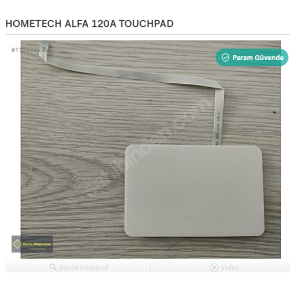 HOMETECH ALFA 120A TOUCHPAD