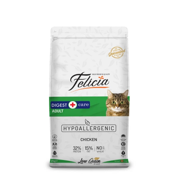 Felicia Digest Tavuklu Yetişkin Kedi Maması 2 Kg - Resim 2
