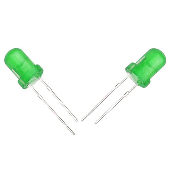 Halmet Mantar Led 5Mm Yeşil Mat - 2