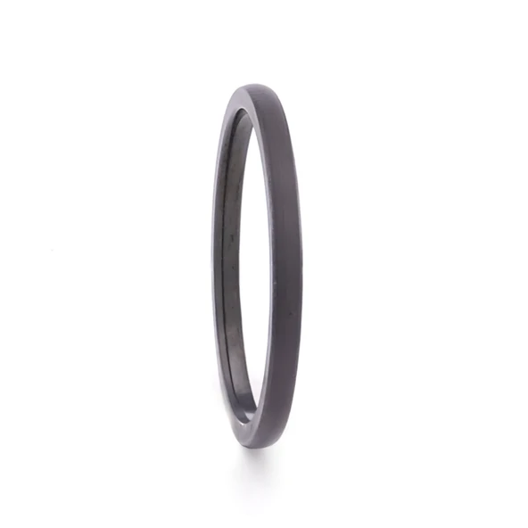 Siyah Çelik Yüzük Alyans 2 mm YZK-220 - 1