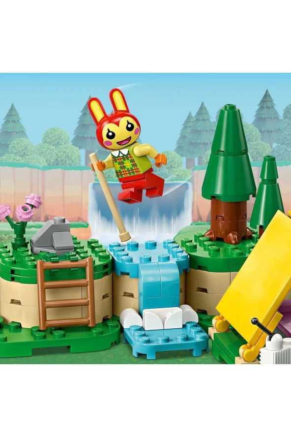 LEGO ® Animal Crossing™ Bunnie Açık Hava Aktivitesinde 77047-6 Yaş& Üzeri İçin Yapım Seti (164 Parça)