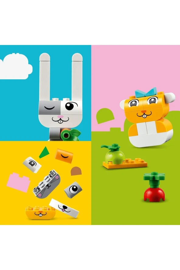 LEGO ® Classic Yaratıcı Evcil Hayvanlar İnşa Edilebilen Hayvan Oyuncağı 11034 (450 Parça) - Resim 8