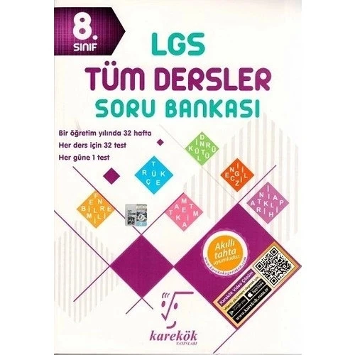 8.SINIF TÜM DERSLER SORU BANKASI  KAREKÖK
