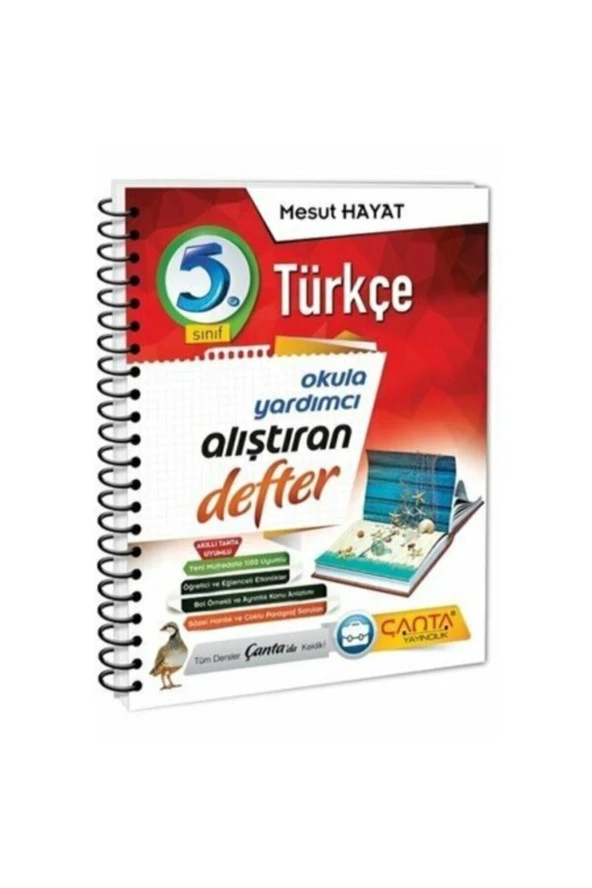 2022 - Çanta 5. Sınıf Türkçe Alıştıran Defter