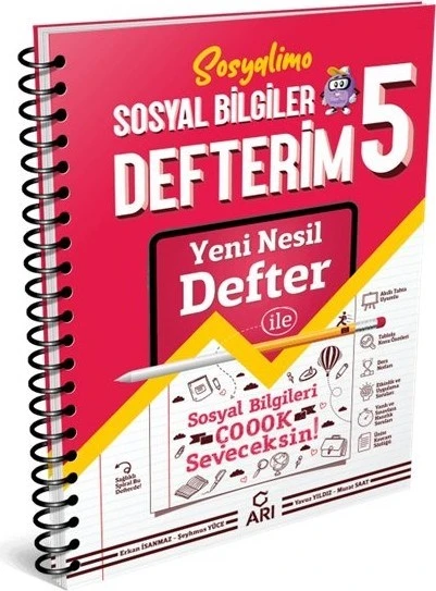 Arı Yayıncılık 5.Sınıf Sosyal Bilgiler Sosyalimo Defterim ürün görseli 1