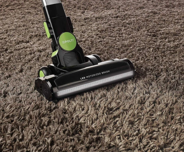 Polti Forzaspira Slim SR110 Şarjlı Dik Süpürge, 50 Dk'ya Kadar Çalışma, 3 Aşamalı Filtrasyon, Yıkanabilir HEPA 10 Filtre, Yeşil-Siyah - 8