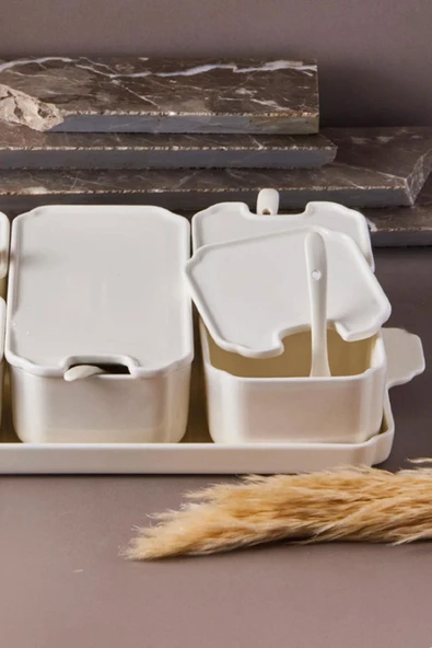 Perotti Luce 16 Parça Tepsili Porselen Kahvaltılık - 2