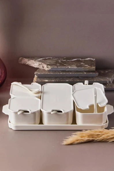 Perotti Luce 16 Parça Tepsili Porselen Kahvaltılık