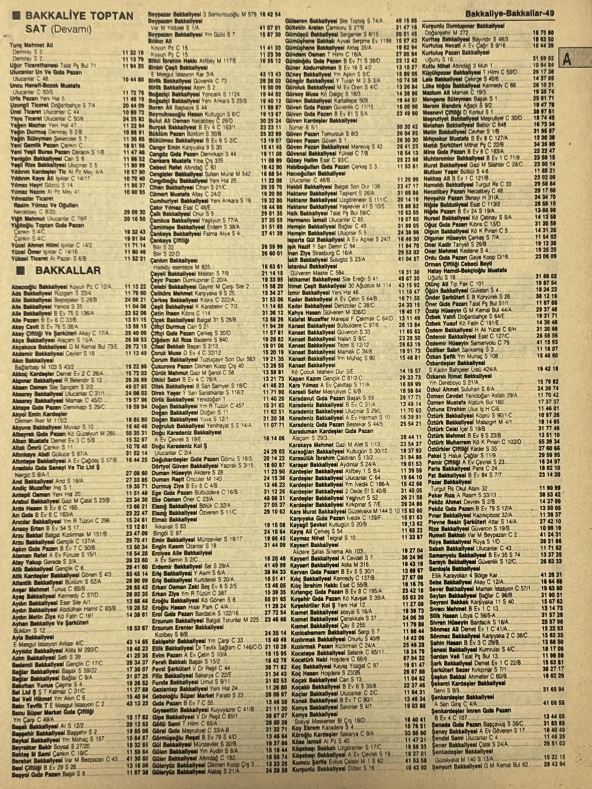 Ankara 1986 Meslek Reklam İlanı Efemera S49 ürün görseli