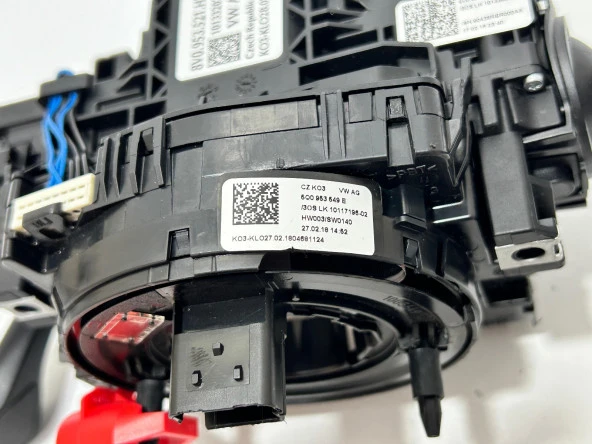 Audi Sinyal Silecek Kollu Direksiyon Sargısı 8V0953521HB-5Q0953549E-8V0953502AH Hasarlı (002) - 2