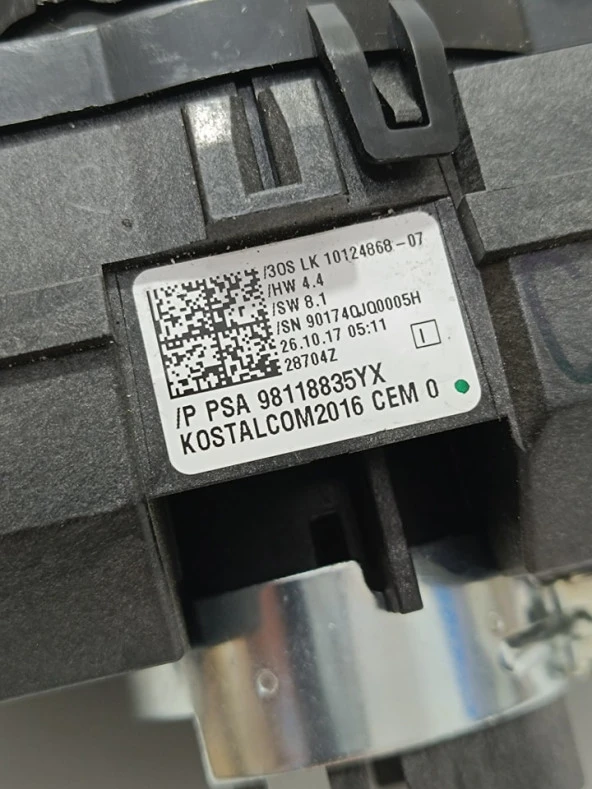 Opel Grandland X Sinyal Silecek Kollu Direksiyon Sargısı 98118835YX 3OS10129574 - 7