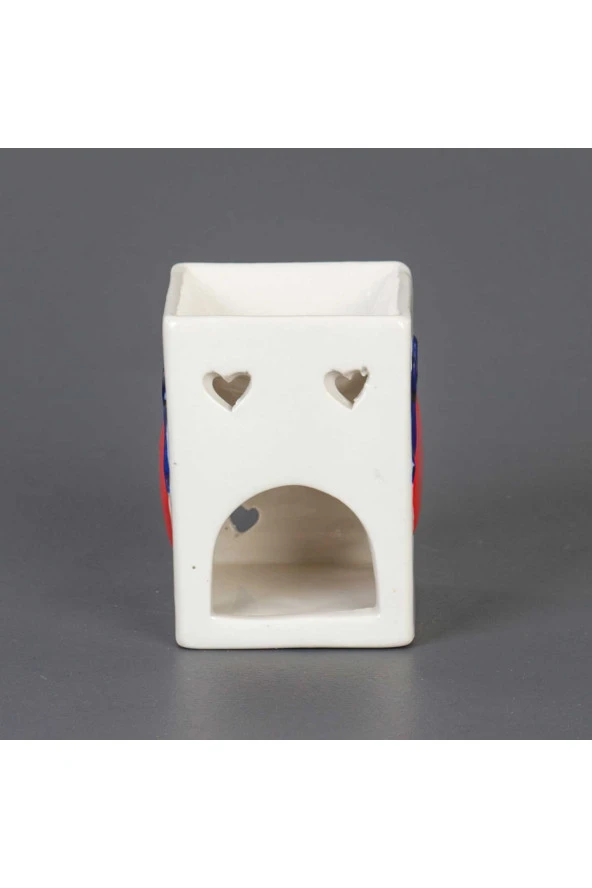 Euro Flora Seramik Buhurdanlık Kalpli 8,5x10 Cm - 3