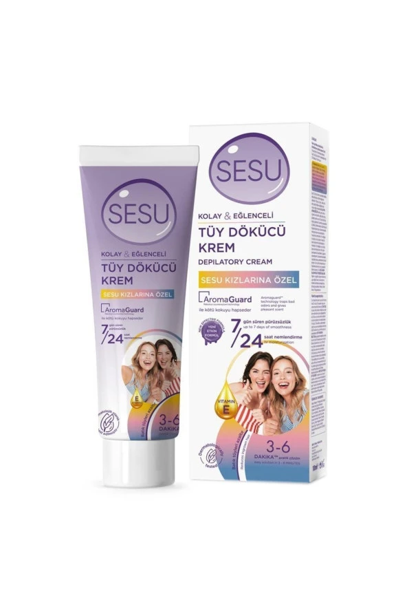 Sesu Tüy Dökücü Krem Ilk Adım Kızları 100 Ml - Resim 2