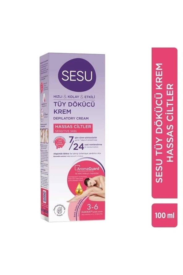 Sesu Tüy Dökücü Krem