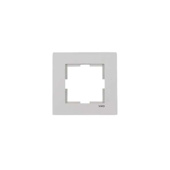 Viko Karre Tekli Çerçeve Beyaz 1 Adet Priz Çerçevesi - 2