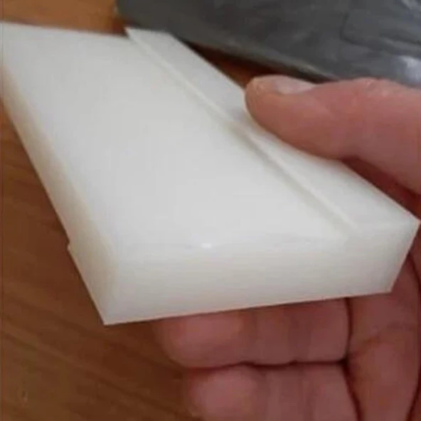 Zemin Parke Döşeme Takozu Beyaz 15 cm 7 cm Polyamid Laminant Parke Çakma Takozu - 5