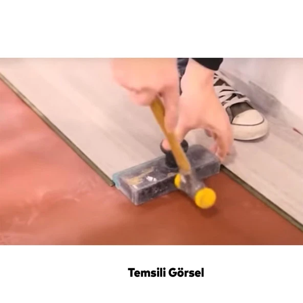 Zemin Parke Döşeme Takozu Beyaz 15 cm 7 cm Polyamid Laminant Parke Çakma Takozu - 6