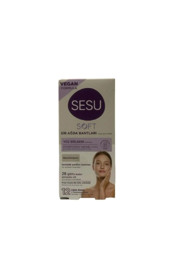 Sesu Sir Ağda Soft Yüz Bantları 12li