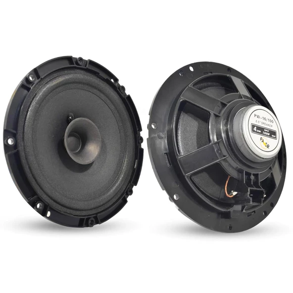 PAWER PW-16/100 Oto Hoparlör 16cm 100 Watt 1 Adet