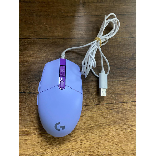 Logitech G102 Lightsync Kablolu Optik Oyuncu Mouse Mor