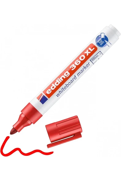 Edding E-360 Xl Tahta Kalemi 1,5-3mm Kırmızı Kod: Ed360xl02
