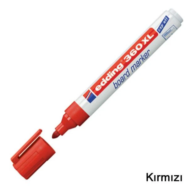 Edding E-360 Xl Tahta Kalemi 1,5-3mm Kırmızı Kod: Ed360xl02