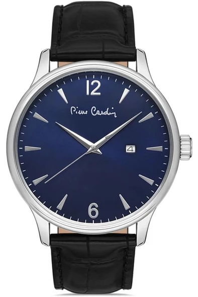 PIERRE CARDIN PC800111F103 SİYAH DERİ KORDON ERKEK KOL SAATİ