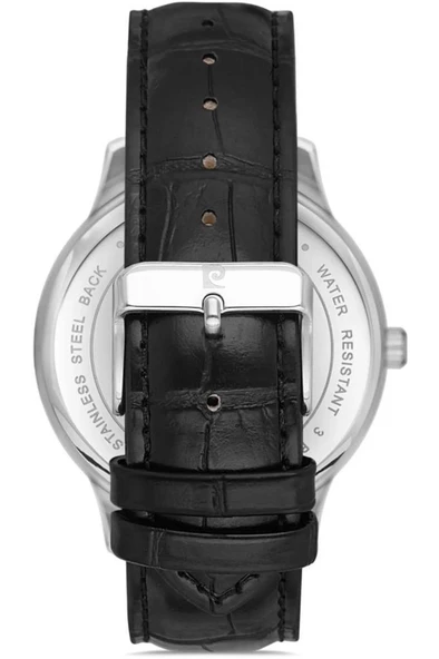 PIERRE CARDIN PC800111F103 SİYAH DERİ KORDON ERKEK KOL SAATİ - 3