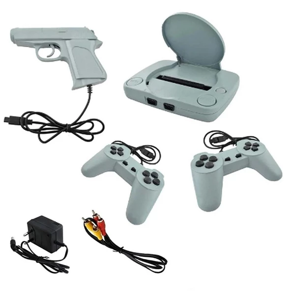 Cosmostech Süper 8 Bit Game Atari 2 Oyun Kolu 1 Tabanca Mario ve Onlarca Oyun Yüklü - 2