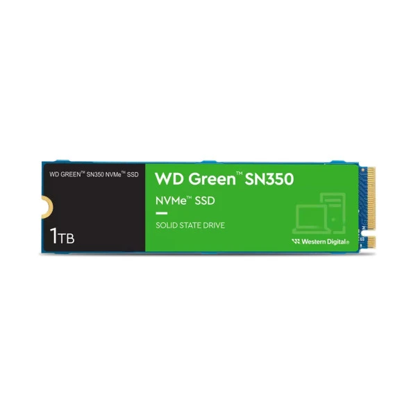 WD Green SN350 WDS100T3G0C 1TB (2400/1850MB/s) M.2 2280 PCIe 3.0 NVMe SSD
