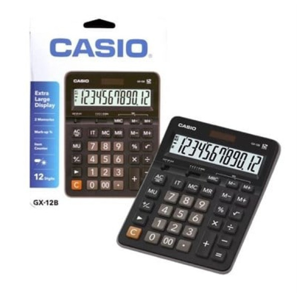 Casio GX-12B 12 Haneli Masaüstü Hesap Makinesi