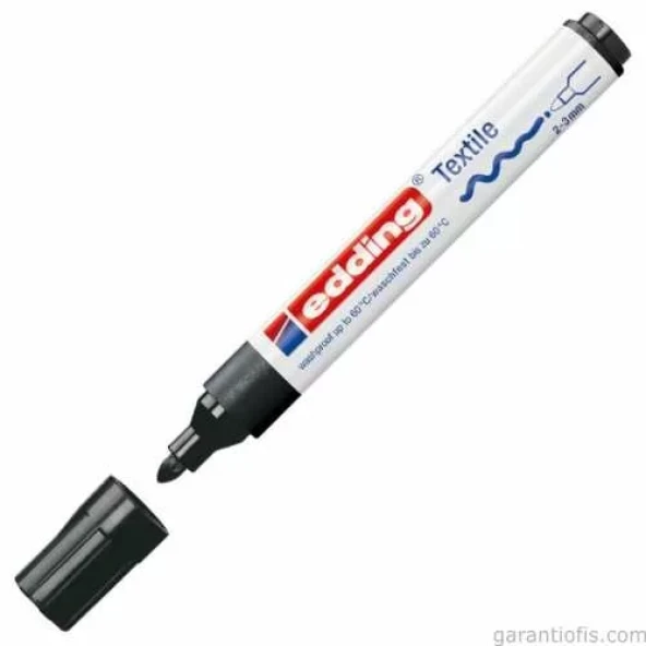Edding 4500 Siyah Kumaş Boyama Kalemi (Tişört/Tekstil Marker)