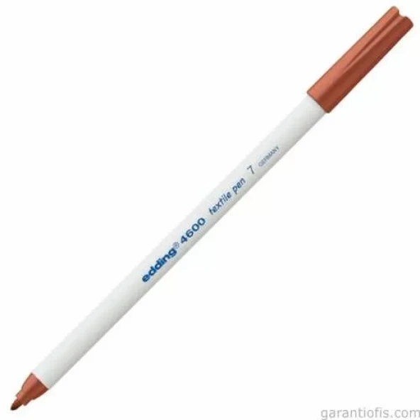 Edding 4600 Kahverengi Kumaş Boyama Kalemi (T-Shirt/Tekstil Pen)