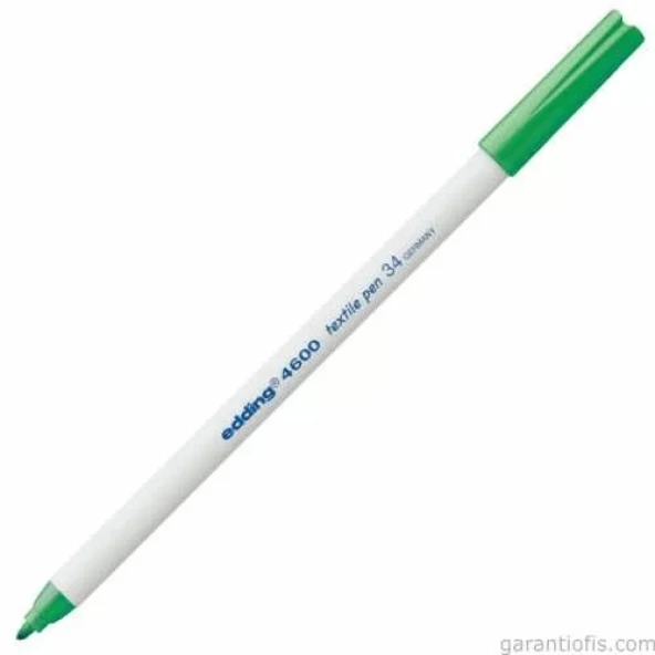 Edding 4600 Uçuk Yeşil Kumaş Boyama Kalemi (T-Shirt/Tekstil Pen)