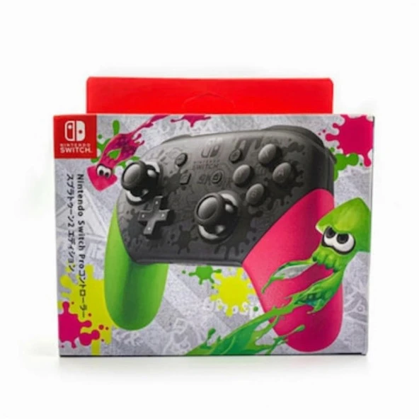 Nintendo Switch Splatoon 2 Pro Controller Kablosuz Oyun Kolu PC Uyumlu - Resim 2