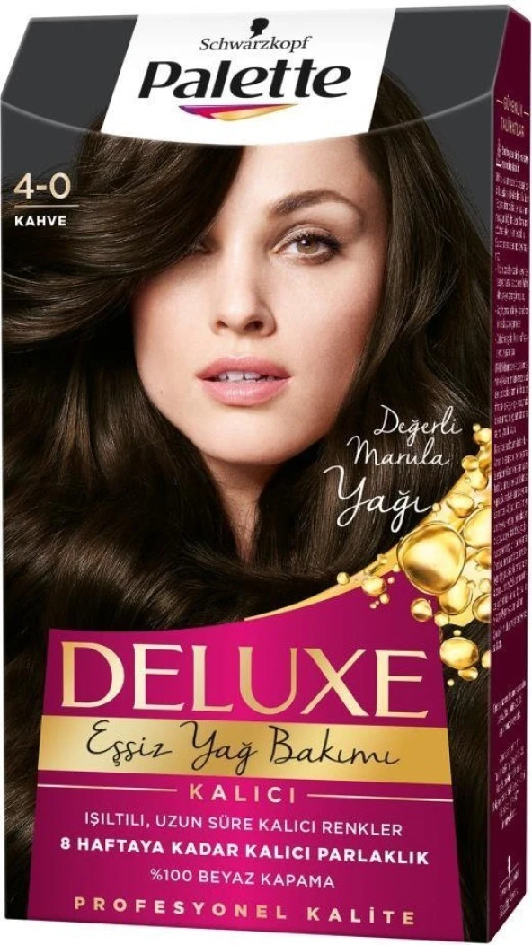 Palette Deluxe 4-0 Kahve Saç Boyası - Resim 2
