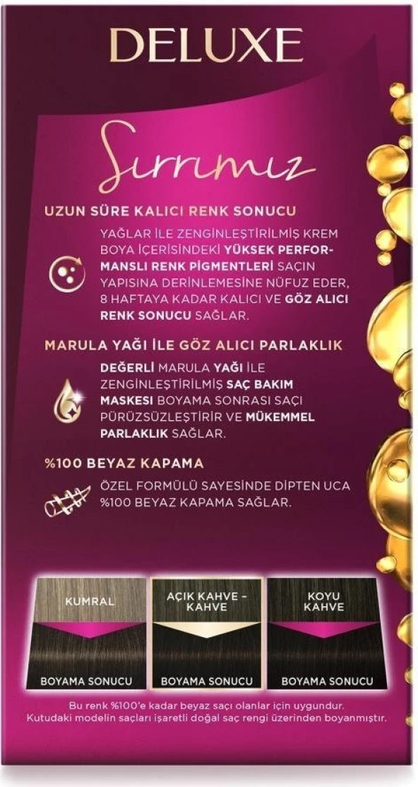 Palette Deluxe 4-0 Kahve Saç Boyası - Resim 4