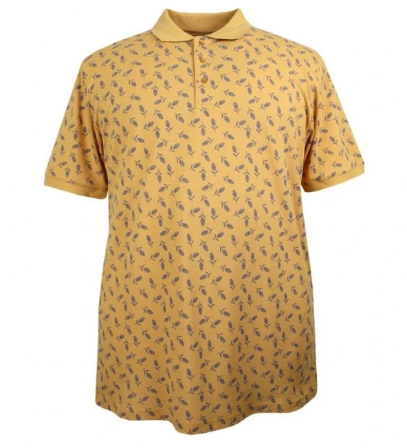 Erkek Büyük Beden 143 Kilo İçin Uygun Polo Yaka Pike Tişört - 2