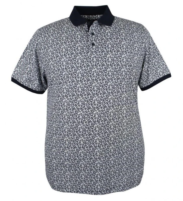 Erkek Büyük Beden 125 Kilo İçin Uygun Polo Yaka Likralı Pike Tişört - 2