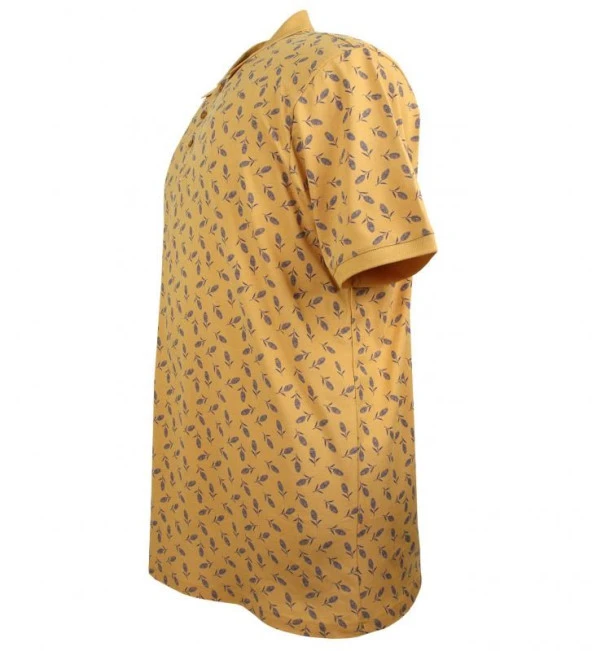 Erkek Büyük Beden 143 Kilo İçin Uygun Polo Yaka Pike Tişört - 4