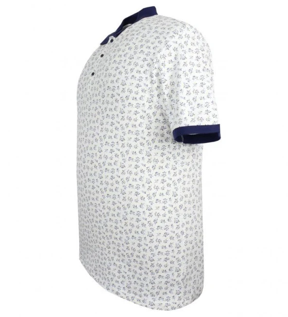 Erkek Büyük Beden 125 Kilo İçin Uygun Polo Yaka Likralı Pike Tişört - 6