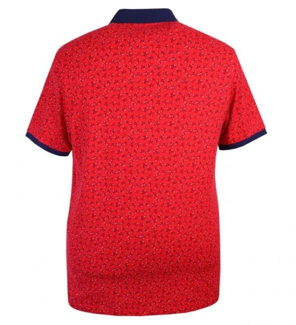 Erkek Büyük Beden 125 Kilo İçin Uygun Polo Yaka Likralı Pike Tişört - 7