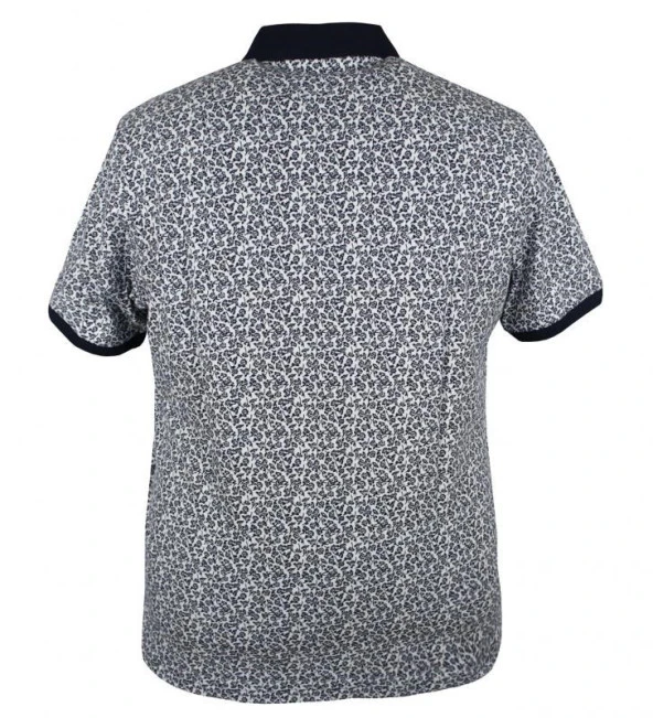 Erkek Büyük Beden 125 Kilo İçin Uygun Polo Yaka Likralı Pike Tişört - 9